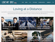 Tablet Screenshot of lovemybrit.com